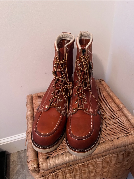 Thorogood American Heritage 8” Tobacco Steel Safety Toe Work Boots 12EE NWT READ main image 4